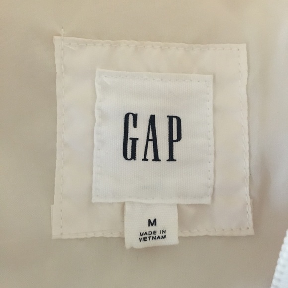 GAP White Chevron Vest Size M Womens - Picture 3 of 4